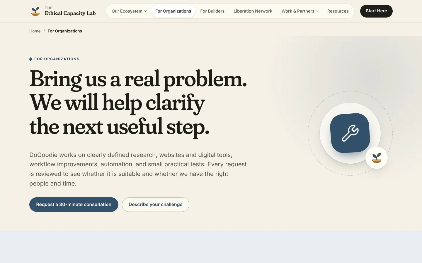 Ethical Capacity Lab Website - Image 2