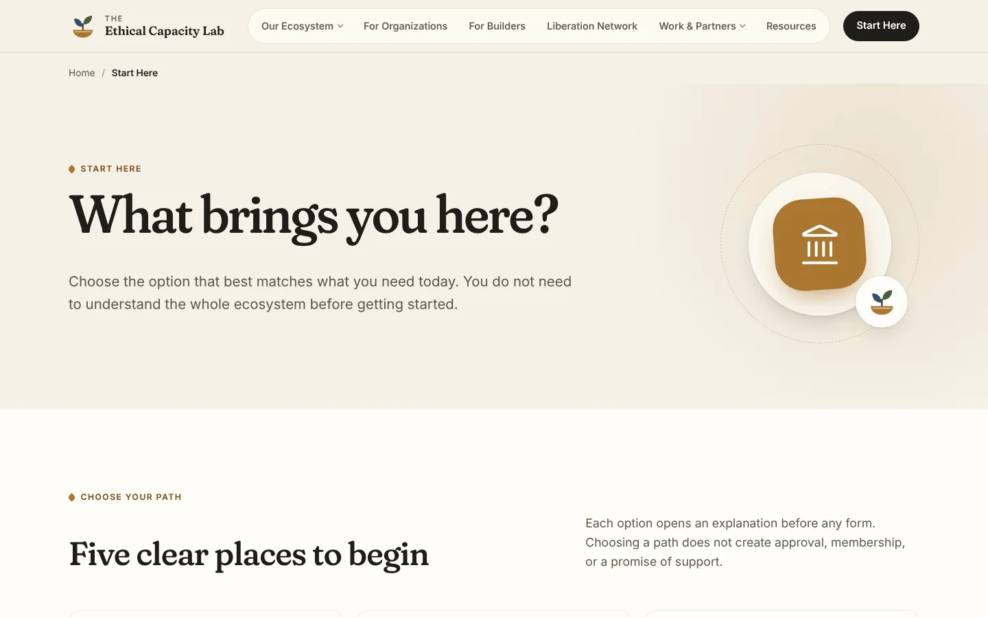 Ethical Capacity Lab Website - Image 4